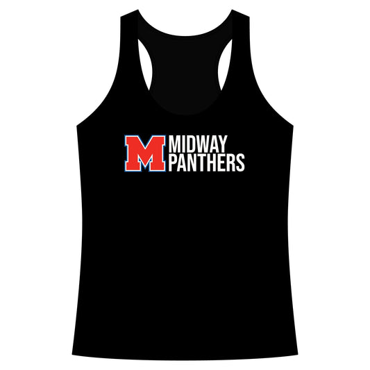 Midway Panthers Racerback Tank – Women's School Spirit Workout Top