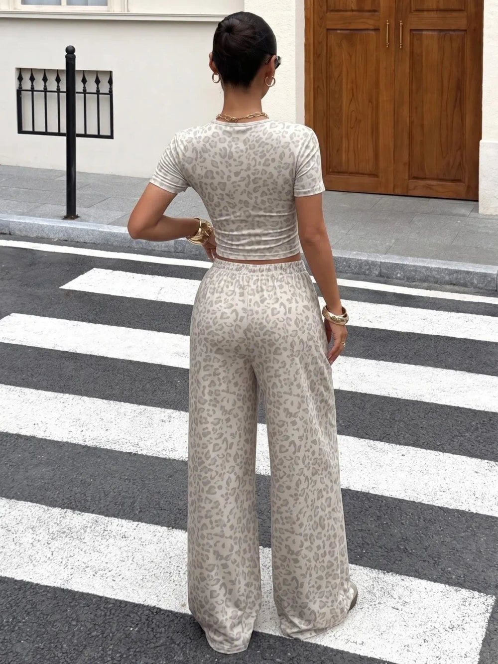 Leopard Print Matching Set