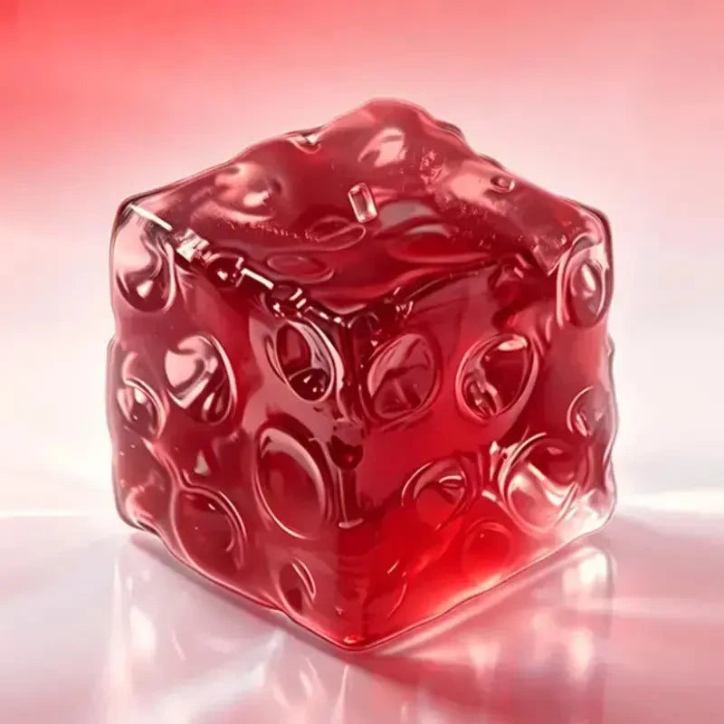Giant Jelly Cheese Cube Squishy