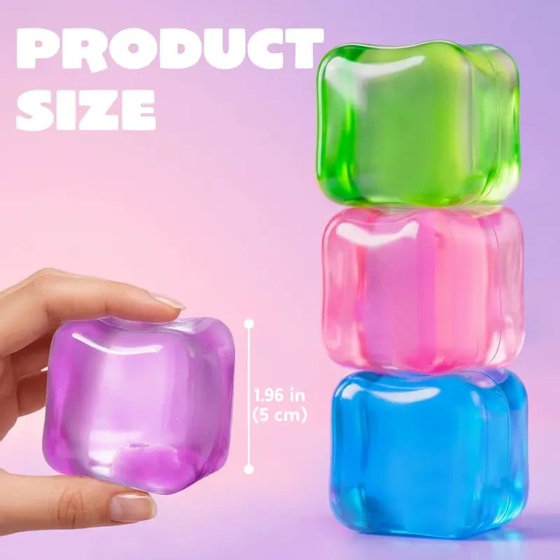 Squishy Colorful Cube Set