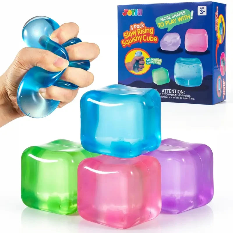Squishy Colorful Cube Set