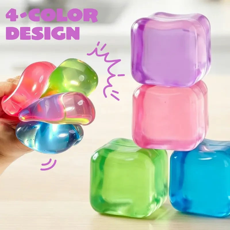 Squishy Colorful Cube Set