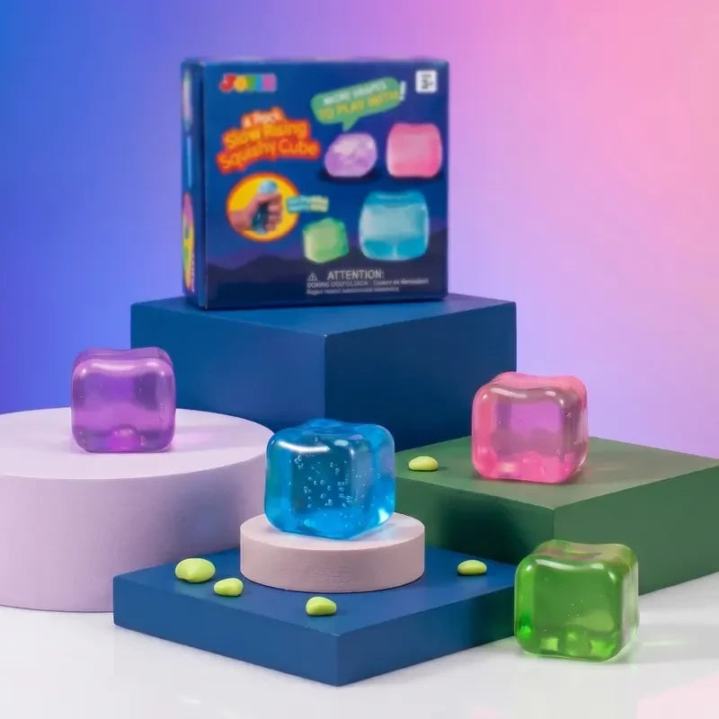 Squishy Colorful Cube Set